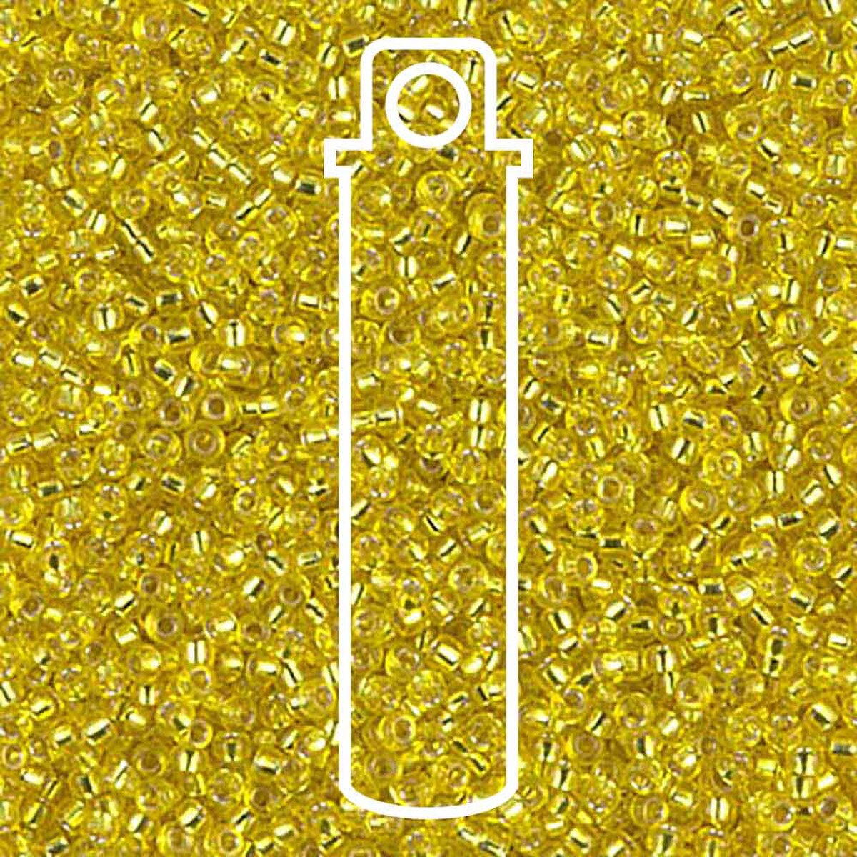 Miyuki Round 15/0 S/L Yellow 8.2gm Tube