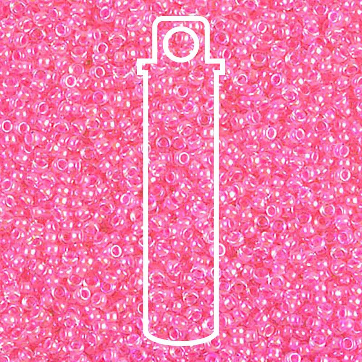 Miyuki Round 15/0 Luminous Cotton Candy 8.2 Gm/Tb