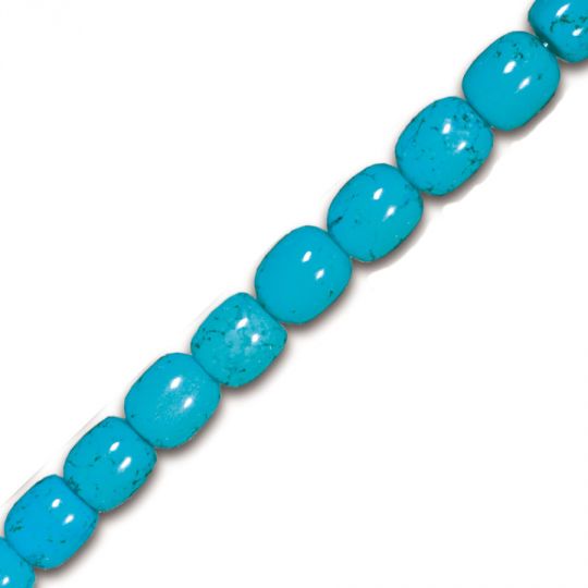 Blue Turquoise Oval Beads - 12x17mm