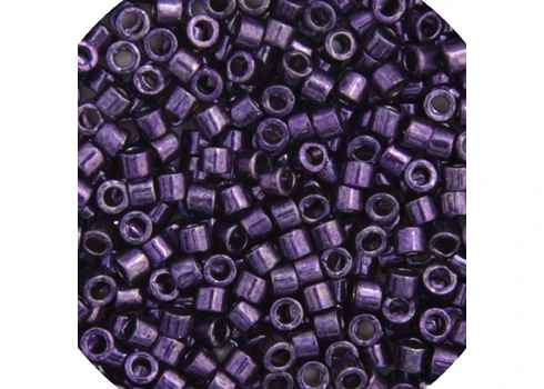 Miyuki Delica 11/0 5.2g Vial Dark Purple Opaque Nickel Plated