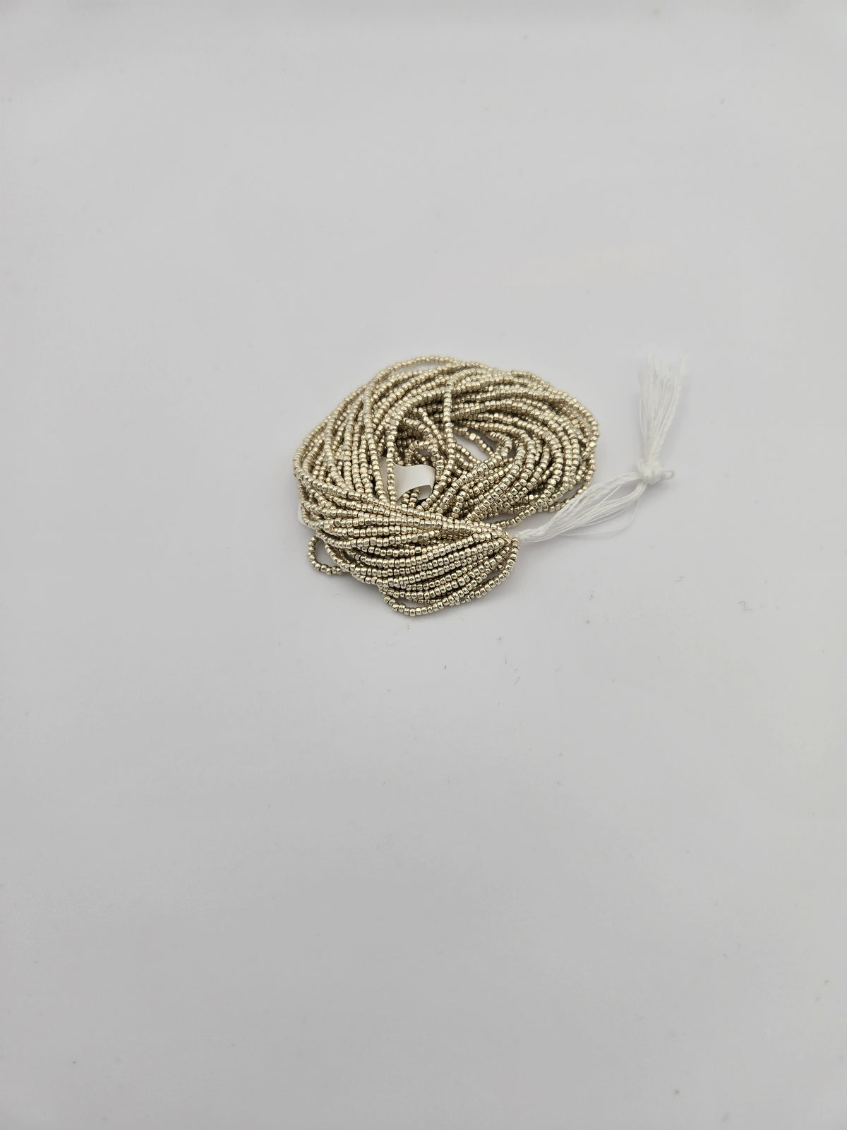 Czech 13/0 Silver Metallic Charlotte Cut
