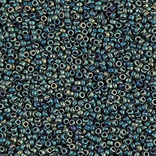 Miyuki Round 15/0 Matte Metallic Patina Iris 8.2g Tube