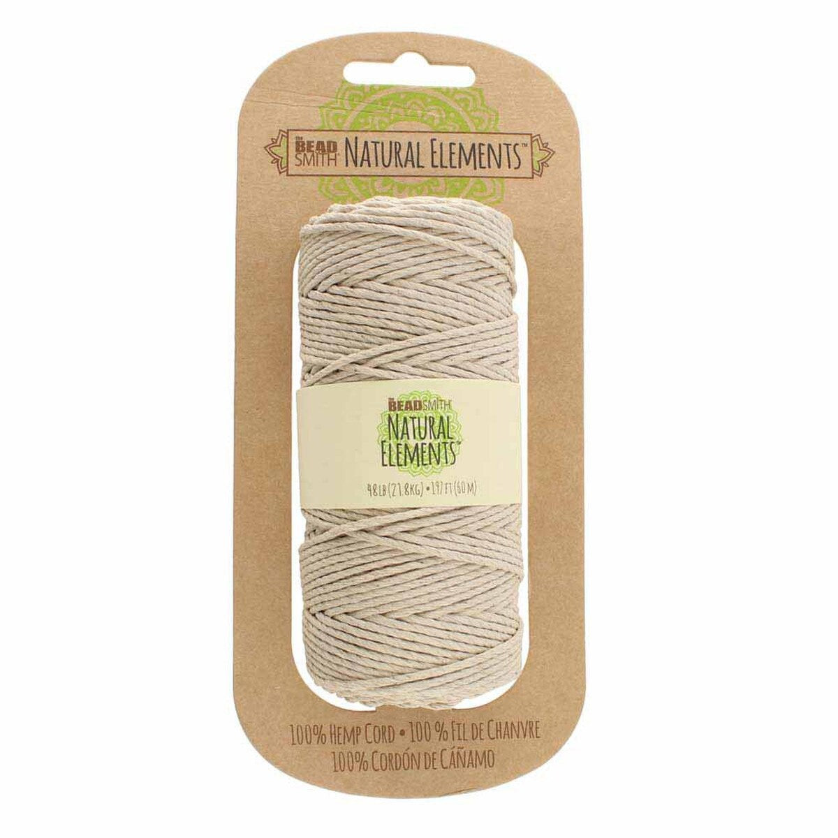 Hemp 100 Gm Spool Natural 48Lb 197 Ft