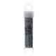 Miyuki Delica 11/0 5.2g vial Dark Grey AB Lined-Dyed