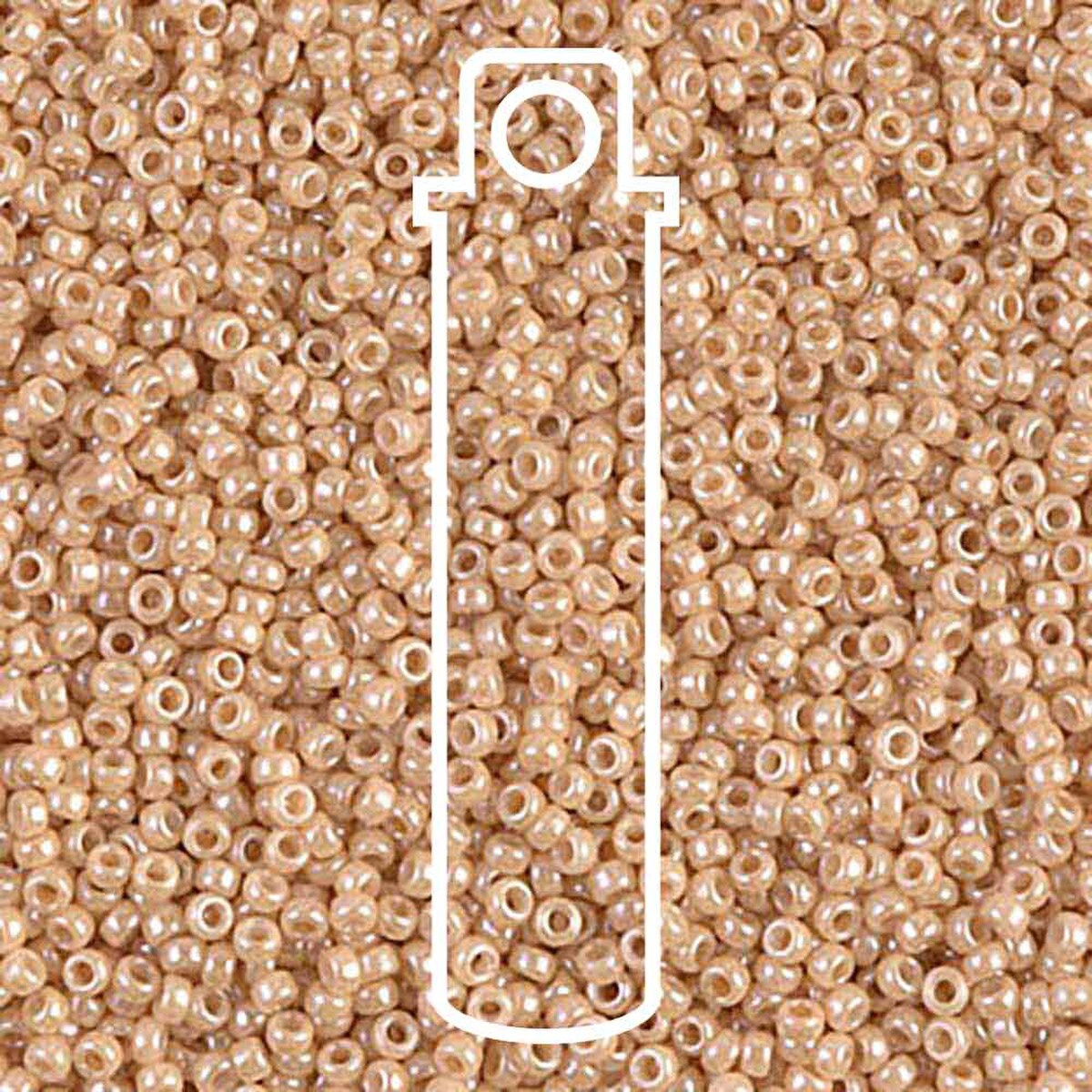 Miyuki Round 15/0 Ceylon Beige 8.2 Gram Tube