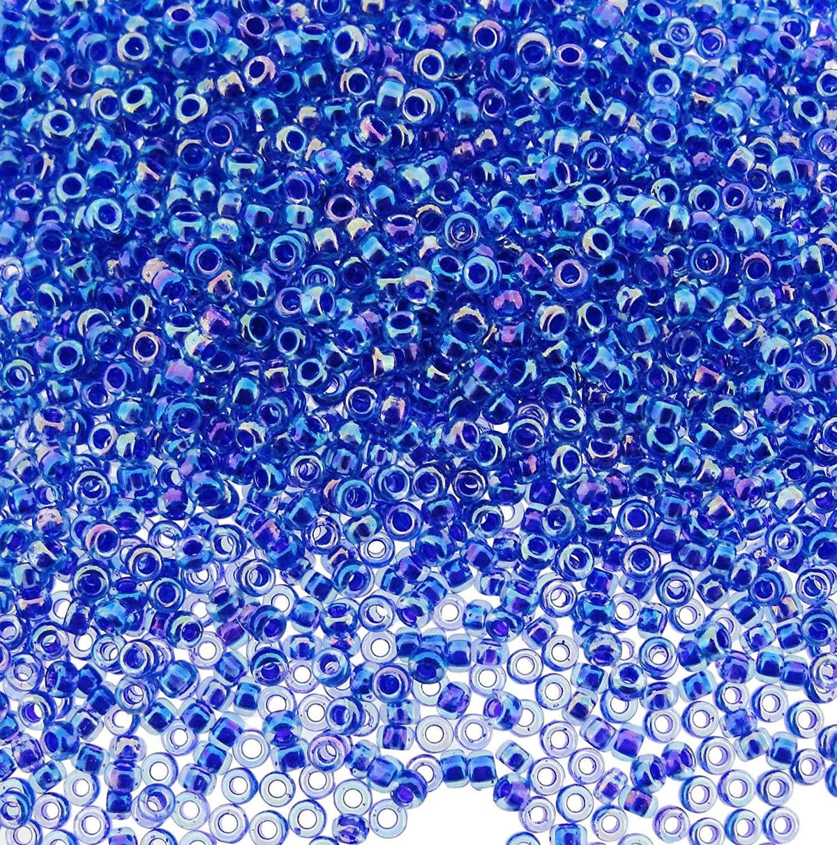 Miyuki Round 15/0 Cobalt Lined Sapphire Ab 8.2 Gm/Tb