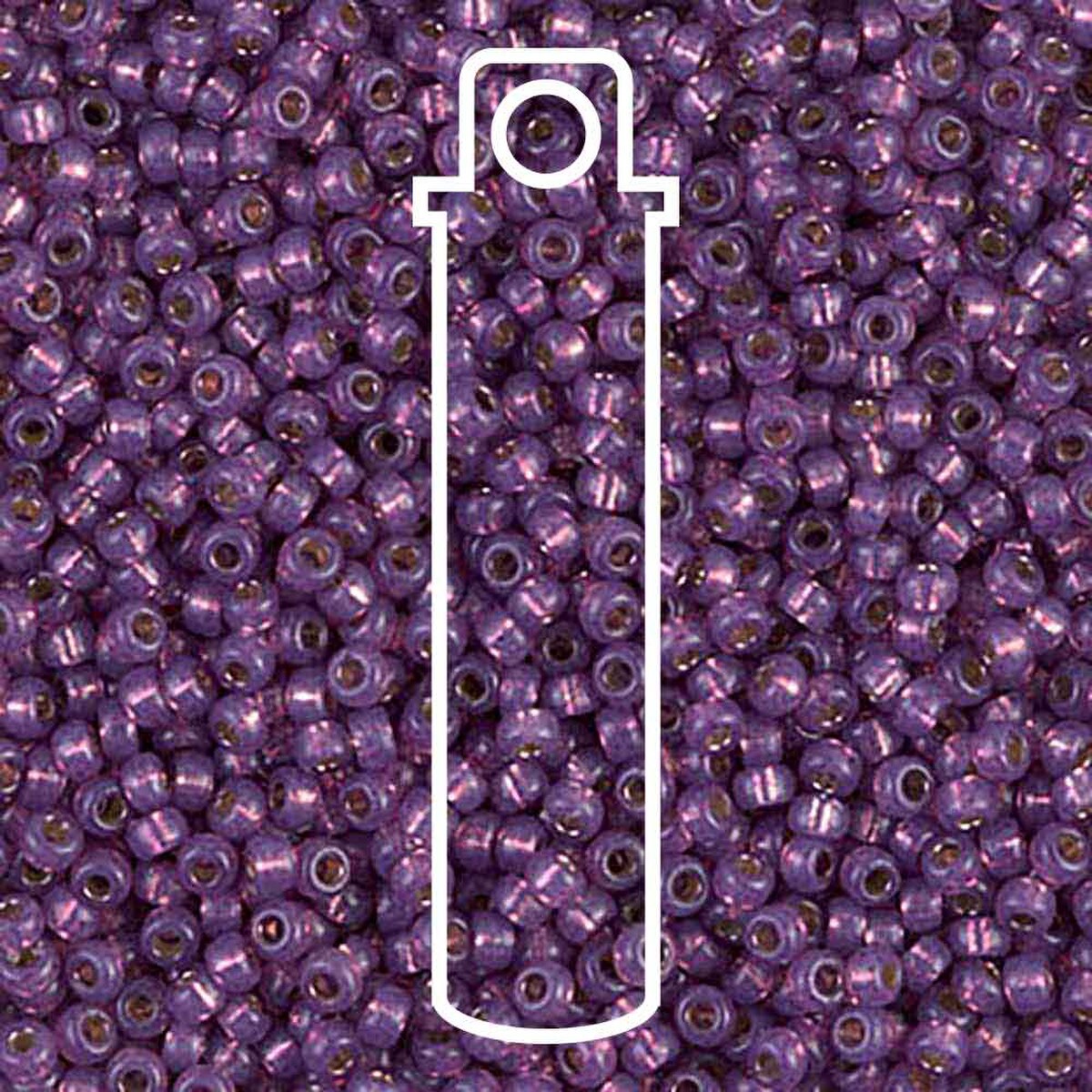 Miyuki Round 15/0 Duracoat Sl Dark Lilac 8.2 Gm/Tb