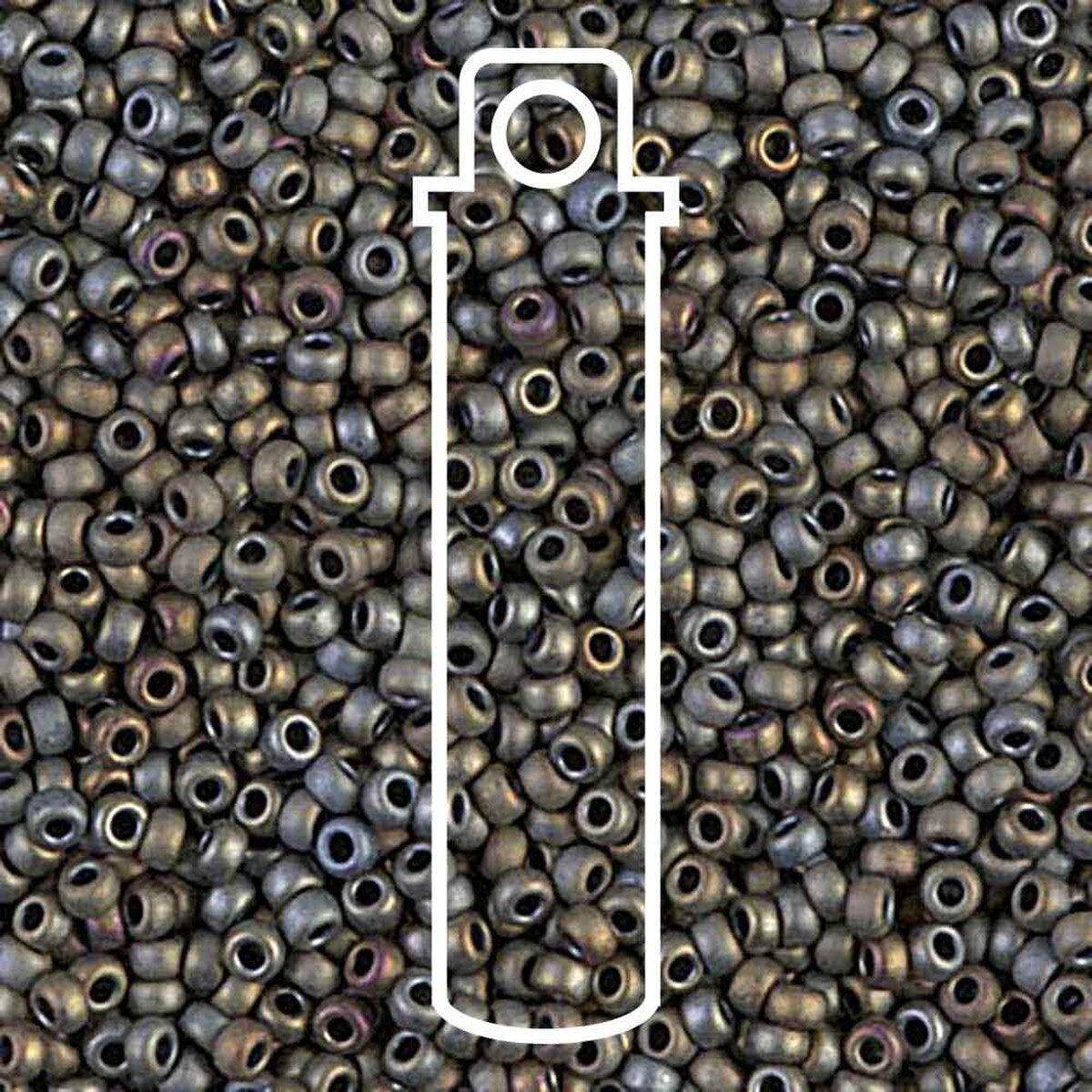 Miyuki Seed Bead 11/0 Matte Silver Gray 8.5GM Tube