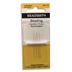 John James Beading Needles Size 15 (4 Needles)