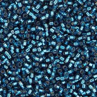 Miyuki Delica 11/0 5.2g Vial Blue Zircon S/L Dyed
