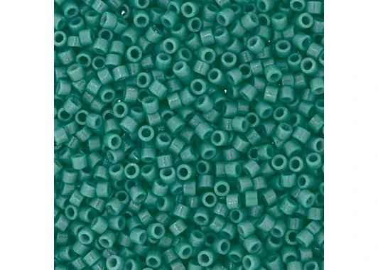 Miyuki Delica 11/0 5.2g Vial Duracoat Opaque Dyed Leaf Green