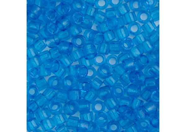 Miyuki Delica 11/0 5.2g Vial Capri Blue Transparent Dyed