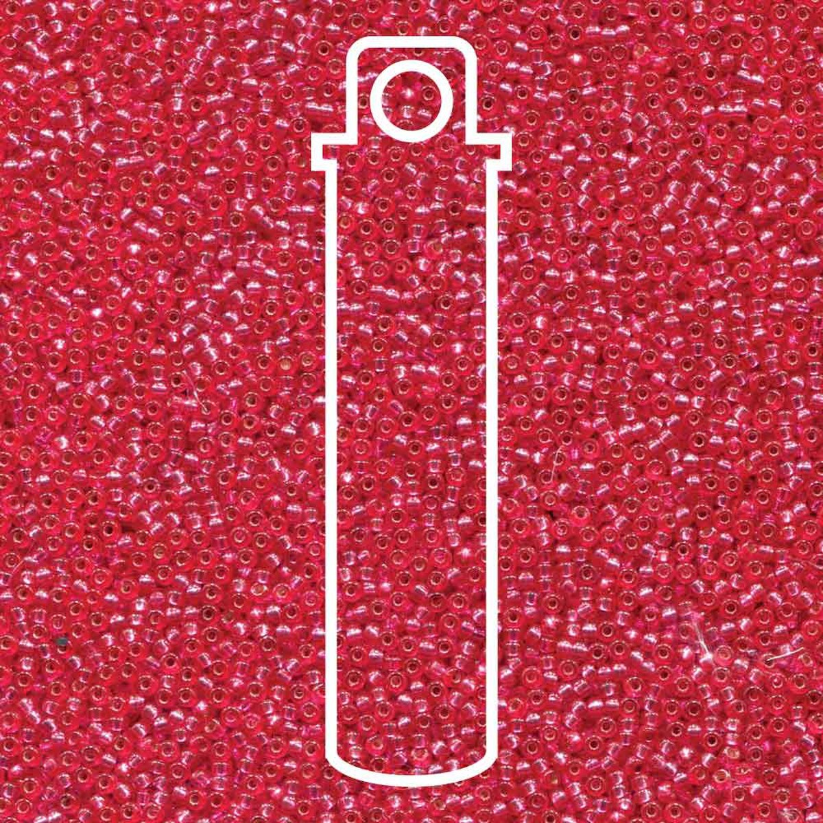 Miyuki Seed Bead 11/0 Duracoat S/L Dyed Fuchsia 23gm/Tb