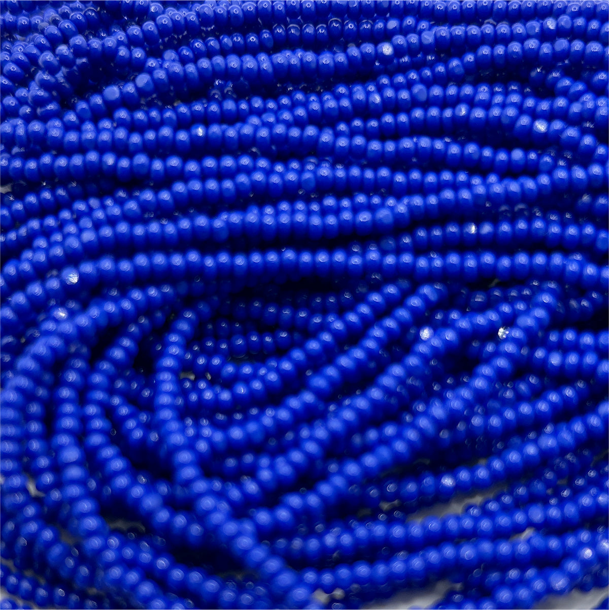 Cz 11/0 Cut OP Medium Blue