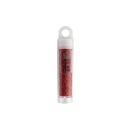 Miyuki Delica 11/0 5.2g Vial Red Matt