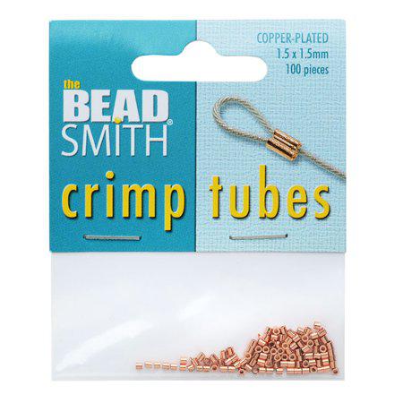 Tube Crimp Beads 1.5x1.5mm (100 Pcs)