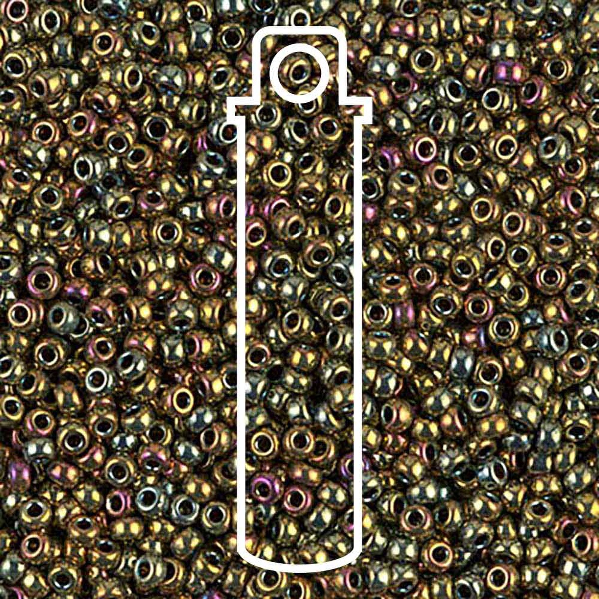 Miyuki Seed Beads 11/0 Nickel Plated Ab