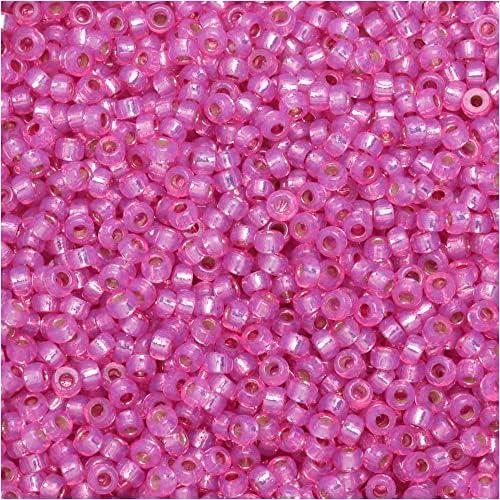 Miyuki Round 15/0 S/L Dyed Paris Pink 8.2 Gram Tube