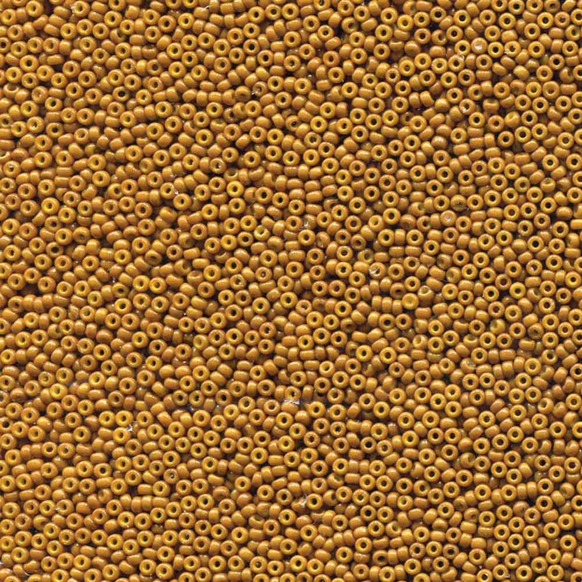 Miyuki Round 15/0 Duracoat Opaque Dyed Yellow Olive 8.2 Gm/Tb