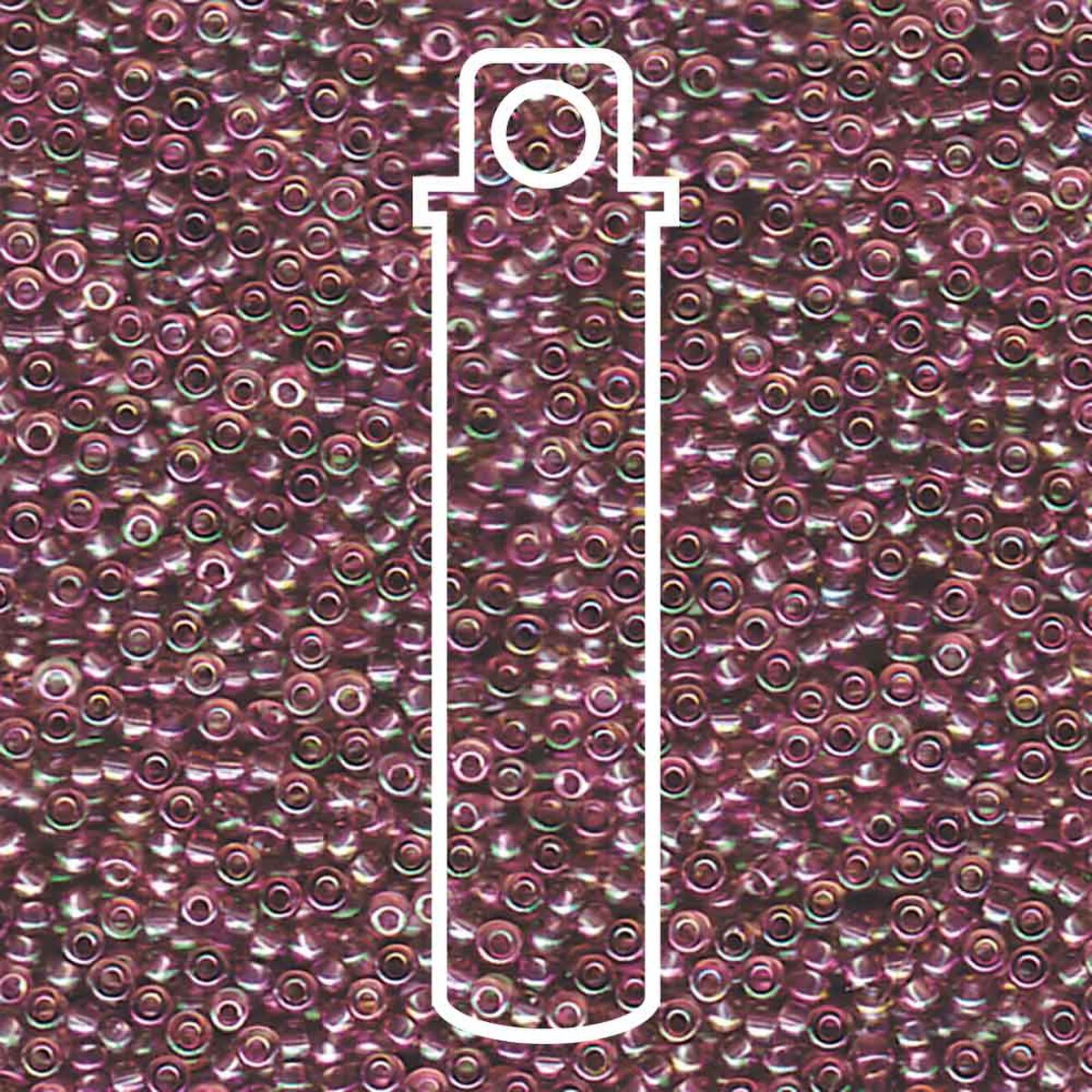 Miyuki Seed Bead 11/0 Dark Amethyst Ab 24 Gm/Tb