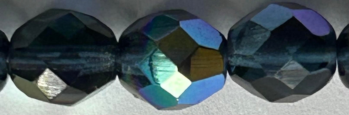 F.P. 8mm Capri Blue AB Approx. 50 Pieces