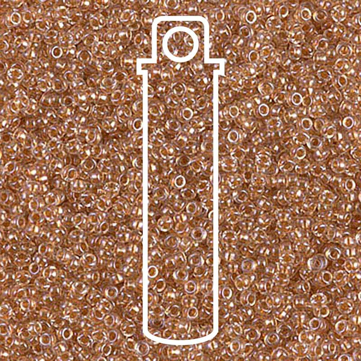 Miyuki Round 15/0 Sparkle Gold Lined Crystal