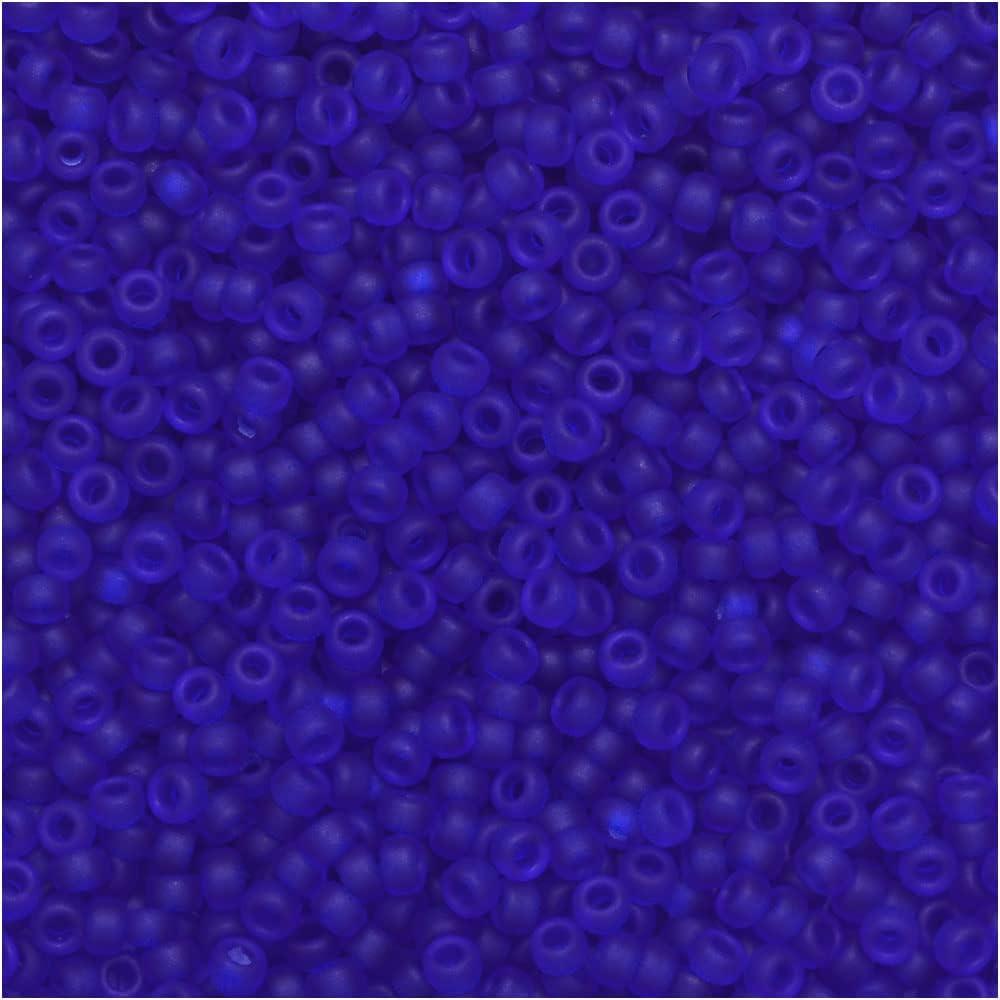 Miyuki Round 15/0 Matte Transparent Blue8.2 Gram Tube/