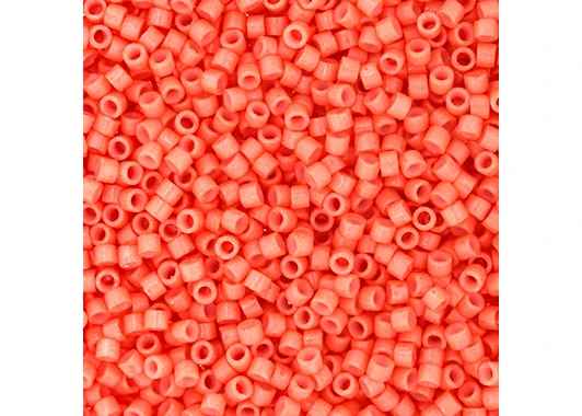 Miyuki Delica 11/0 5.2g Vial Duracoat Opaque Dyed Salmon Pink