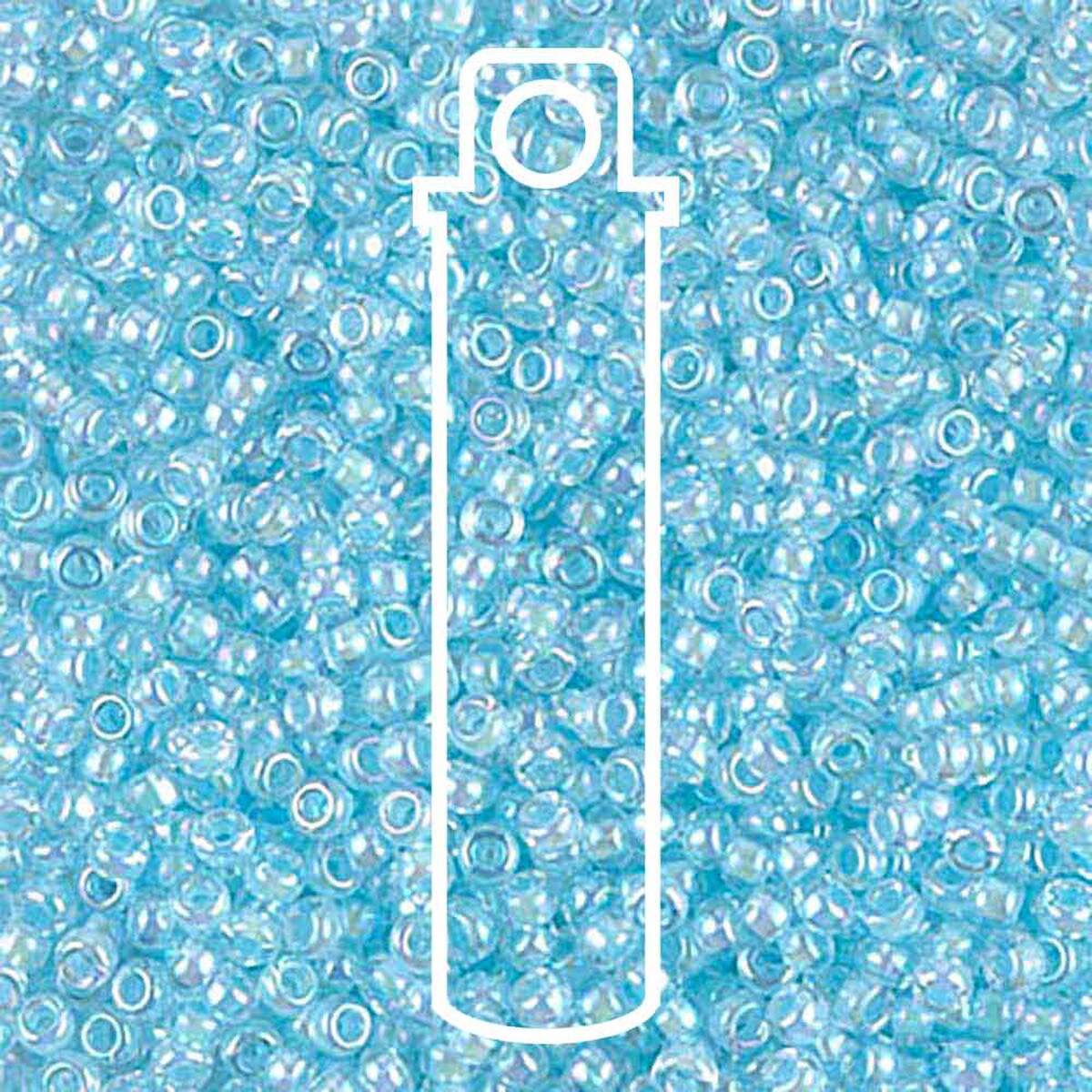 Miyuki Seed Bead 11/0 Lined Sky Blue Ab 24 Gm/Tb