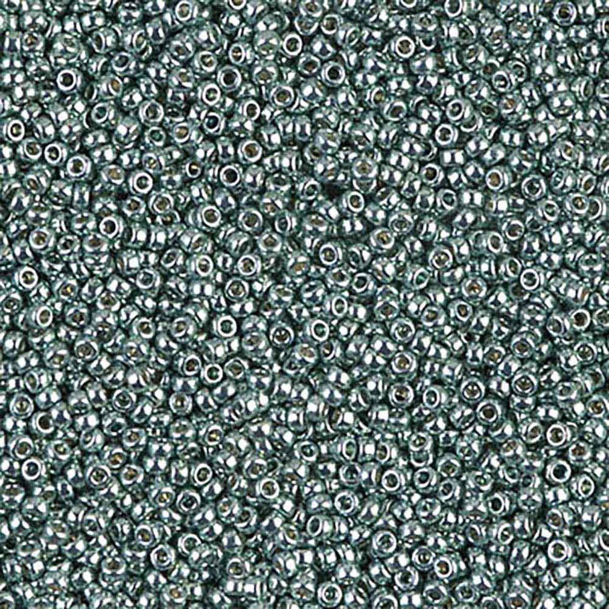 Miyuki Round 15/0 Duracoat Galvanized Dk Seafoam-Appx 8.2gm Tb