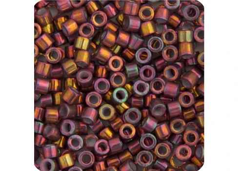 Miyuki Delica 11/0 5.2g Vial Bronze Violet AB Metallic Gold