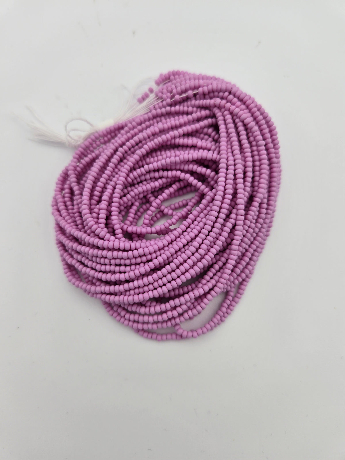 Czech 11/0 PermaLux Dyed Chalk Violet Matte Strung