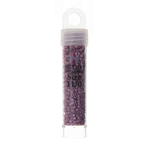 Miyuki Delica 11/0 5.2g Vial Mauve Gold Luster