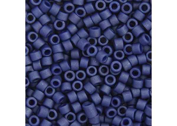 Miyuki Delica 11/0 5.2g Vial Dark Grey Blue Metallic Matte