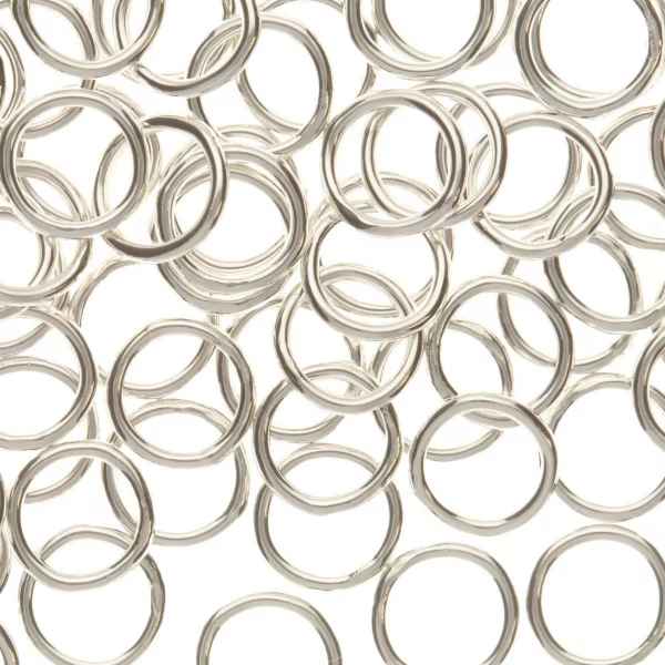 Jump Ring Closed 6mm 20ga Sterling Silver 20pcs
