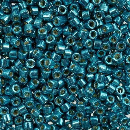 Miyuki Delica 11/0 5.2g Vial Duracoat Galvanized Peacock Blue