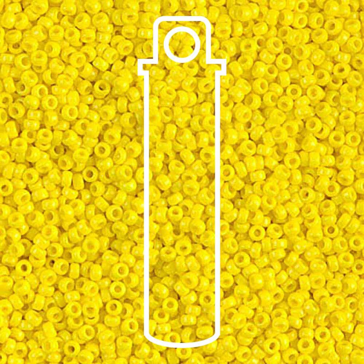 Miyuki Round 15/0 Opaque Yellow