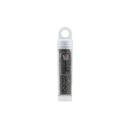Miyuki Delica 11/0 5.2g Vial Picasso Opaque Smoky Black