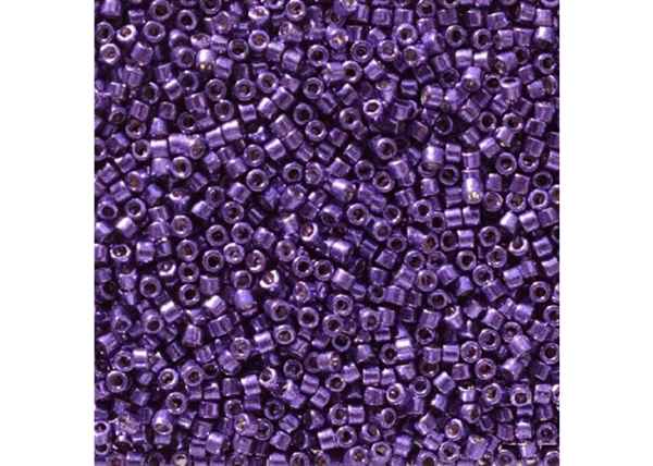 Miyuki Delica 11/0 5.2g Vial Duracoat Galvanized Dark Purple