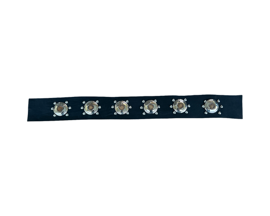 Belt German Silver Conchos 26.5"-Glenda Begay
