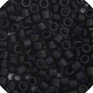 Delica 15/0 RD Black Matte