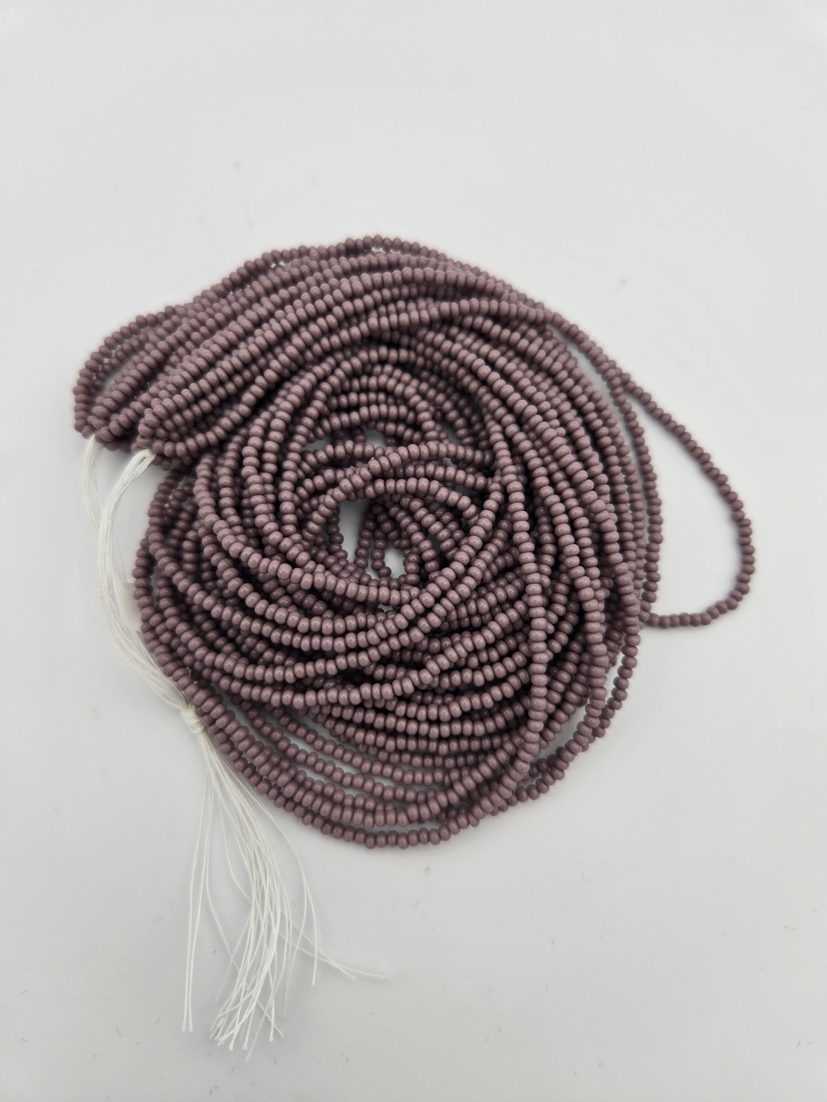 Czech Seed Bead 11/0 Op Mauve Strung