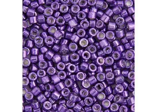 Miyuki Delica 11/0 5.2g Vial Dark Lilac Opaque Glavanized-Dyed