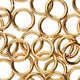 Jump Rings G/F 8mm 16ga 11.6gm Approx. 10/Bag