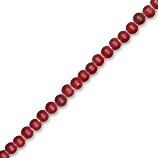 Yellow Core Beads - 13mm Round, Strand