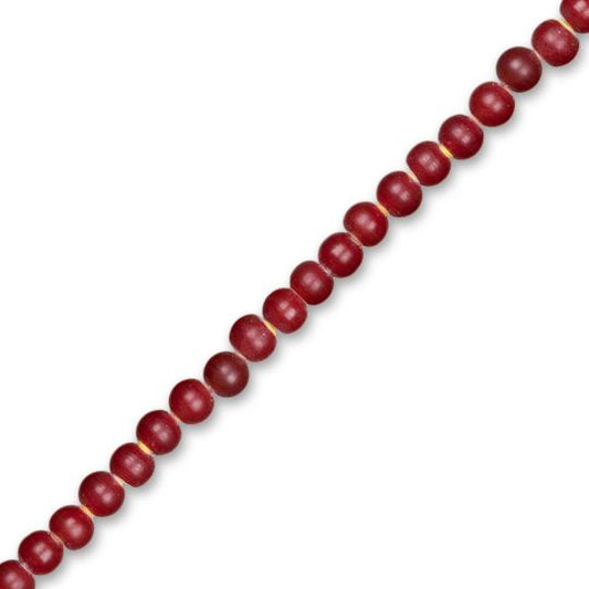 Yellow Core Beads - 13mm Round, Strand
