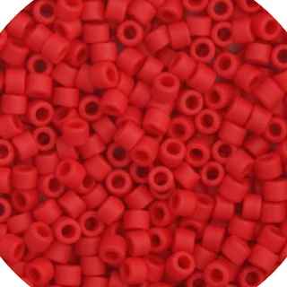 Miyuki Delica 11/0 5.2g Vial Bright Red Matte-Dyed