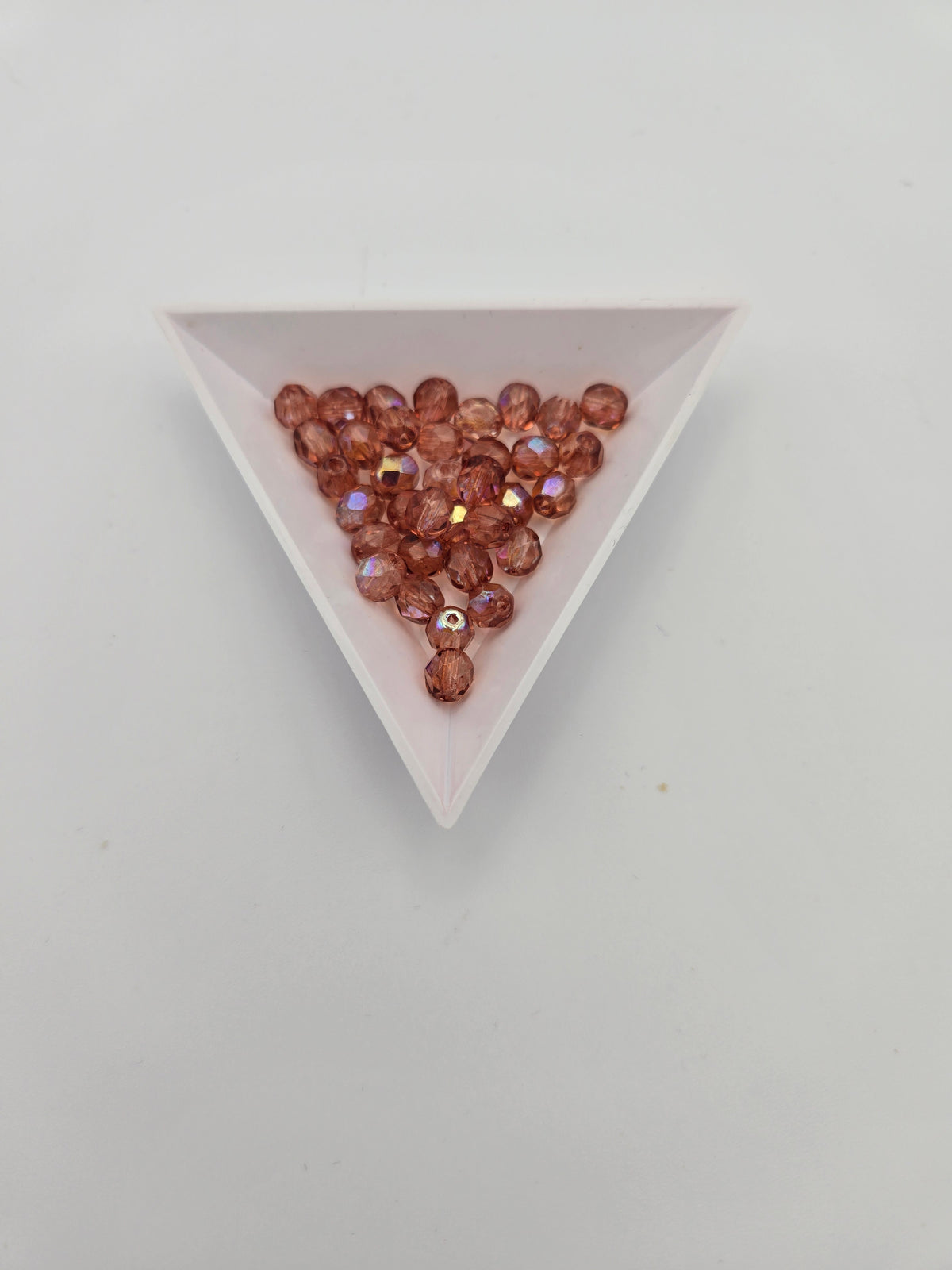 FP 6mm Sq Lt. Burgundy AB (50 Pcs)