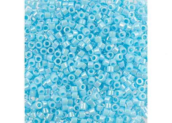 Miyuki Delica 11/0 5.2g vial Light Blue Opaque AB