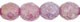 Fire-Polish 8mm : Luster - Stone Pink (50 Pcs)